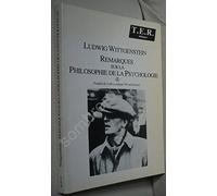 Remarques sur la philosophie de la psychologie.: Tome 2