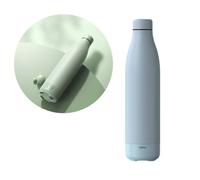 Remax enceinte sans fil bluetooth 5.0 avec mug thermos 500ml bleu (RB-M5)