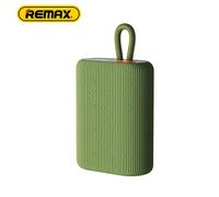 Remax Haut-parleur sans fil extérieur portable Bluetooth 5.0 Vélo Sport HiFi Prise en charge du son Carte TF Lecture Radio FM, Vert