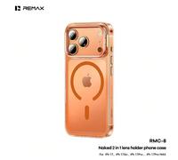 REMAX Naked RMC-8 est un étui porte-objectif ultra-fin 2-en-1 compatible avec la série iPhone 16/17, offrant une protection au toucher à main nue et faisant un choix de cadeau de Ramadan élégant. Maté