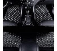 REMAZ Tapis Sol Voiture Cuir pour Polo 2017 2018 2019 2020 2021 2022 2023 2024 2025, Imperméable Antidérapant Personnalisé Voiture Avant Arrière Protection Plancher Kit,B-Black-Beige