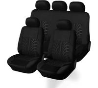 REMAZ Voiture Ensembles Housses Siège pour Suzuki Swift 2011-2018 2019 2020 2021 2022 2023 2024 2025, 5 Sièges Respirant Surround Complet Housses de Sièges Interieur Accessoire,B-Black