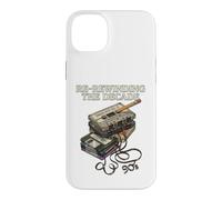 Rembobinage de la Cassette et de la Disquette de la décennie des années 90 Coque pour iPhone 14 Plus
