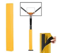 Rembourrage carré de poteau de basket-ball de 180,3 cm - Coussin épais pour la sécurité des joueurs - Équipement de protection essentiel pour les terrains de basket-ball et les sessions d'entraînement
