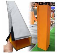 Rembourrage carré pour poteaux de basket-ball d'intérieur et d'extérieur, housse de protection pour poteaux de soutien de sous-sol