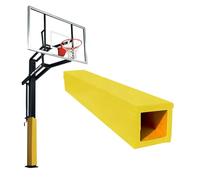 Rembourrage carré pour poteaux de basket-ball pour garage, sous-sol et extérieur - Enveloppe de protection pour poteau de basket