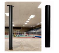 Rembourrage de 2,1 m de long pour poteaux de sous-sol, rond et tout autour, pour une utilisation en extérieur et intérieur, garage, salle de sport, aire de jeux, sport, panier de basket-ball