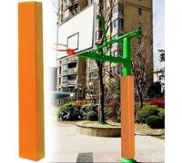 Rembourrage de bâton de basket-ball - 180,3 cm de haut - Tapis de sécurité imperméable toutes saisons pour terrains de jeux et terrains de jeux extérieurs