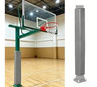 Rembourrage de panier de basket-ball, 1,5 m enveloppant autour du poteau carré, épais absorbant les chocs, housse de sécurité pour allée et cour arrière