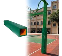 Rembourrage de panier de basket-ball, enveloppe à 4 côtés pour poteaux de 10,2 x 10,2 cm, 15,2 x 15,2 cm, 20,3 x 20,3 cm, 182,9 cm de haut, 4,1 cm d'épaisseur pour garage et sous-sol