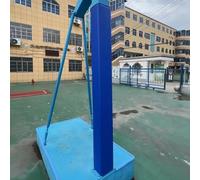 Rembourrage de panier de basket-ball pour poteau - Rembourrage de sécurité carré personnalisable avec attaches adhésives, réutilisable, s'adapte aux bâtons de 1,2 m à 2,4 m