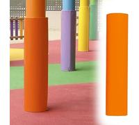 Rembourrage de Poteau Colonne Ronde Tous Temps, Housse sécurité for communauté/Aire Jeux, Coussin Protection Anti-Collision Professionnel(Orange,Dia-4.5"/11.4cm)