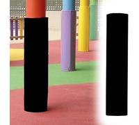 Rembourrage de Poteau Colonne Ronde Tous Temps, Housse sécurité for communauté/Aire Jeux, Coussin Protection Anti-Collision Professionnel(Black,Dia-9"/22.9cm)