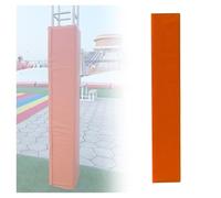 Rembourrage de Poteau de Basket-Ball 182cm, Protection Anti-Collision en Mousse Haute Densité pour Sous-Sol, Garage et Aire de Jeux, Housse de Sécurité Universelle(Orange,10.5"X10.5"(27X27CM))