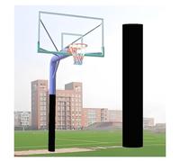 Rembourrage De Poteau De Basket-ball De 5,9 Pieds De Haut, Poteau Rond Enveloppant For Sous-sol, Coussin De Protection Toutes Saisons, Couleurs Et Tailles Personnalisables(Black,Diameter 5.5inch)