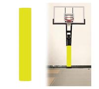 Rembourrage De Poteau De Basket-ball De 5,9 Pieds De Haut, Rembourrage Robuste Enveloppant Autour Du Poteau, Enveloppe De Poteau De Couverture De Colonne Ronde Extérieure(Yellow,Diameter 6.5inch)