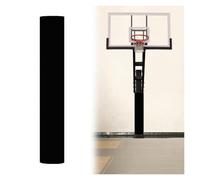 Rembourrage De Poteau De Basket-ball De 5,9 Pieds De Haut, Rembourrage Robuste Enveloppant Autour Du Poteau, Enveloppe De Poteau De Couverture De Colonne Ronde Extérieure(Black,Diameter 8.7inch)