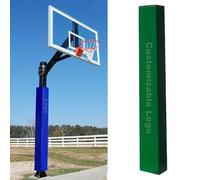 Rembourrage de poteau de basket-ball, protection imperméable pour joueur pour l'extérieur et le garage, option logo personnalisé