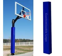 Rembourrage de poteau de basket-ball, protection imperméable pour joueur pour l'extérieur et le garage, option logo personnalisé