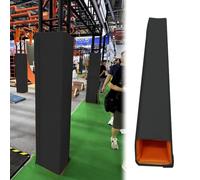 Rembourrage de poteau de sécurité, protection résistante aux chocs pour poteaux carrés de 5 à 30 cm, protection contre les collisions de garage et de sous-sol, durable 20 x 20 cm