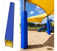 Rembourrage de poteau de terrain de jeu pour protection de but de basket-ball, protection intérieure et extérieure pour la prévention des accidents et couverture de poteau de sous-sol