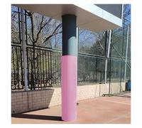 Rembourrage de Poteau Grand rembourrage pour poteau rond de 20 à 30 cm, très résistant, imperméable, pour panier de basket, extérieur, salle de sport, garage(Pink,12"(30cm) pole)
