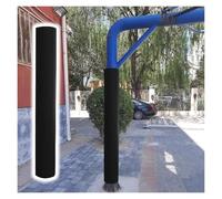 Rembourrage de Poteau Protections personnalisables pour poteaux de panier de basket, 180 cm Poteau de soutien pour sous-sol Housse de protection pour colonne(Black,Dia 5in/12.7cm)
