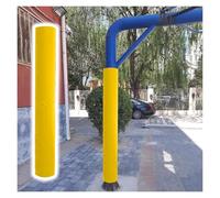 Rembourrage de Poteau Protections personnalisables pour poteaux de panier de basket, 180 cm Poteau de soutien pour sous-sol Housse de protection pour colonne(Yellow,Dia 4.5in/11.4cm)