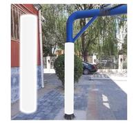 Rembourrage de Poteau Protections personnalisables pour poteaux de panier de basket, 180 cm Poteau de soutien pour sous-sol Housse de protection pour colonne(White,Dia 6.5in/16.5cm)
