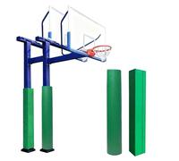 Rembourrage De Poteau，Tapis De BâTon Basket-Ball Rond RéSistant Aux IntempéRies，Protection des Poteau sous-Sol，SéCurité AméLioréE pour Les Joueurs,Rembourrage Essentiel(Green,8cm)