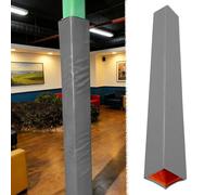 Rembourrage de protection anti-collision, protection universelle pour poteaux de 10,2 x 10,2 cm à 20,3 x 20,3 cm, protection contre les intempéries, 183 cm de haut