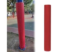 Rembourrage de protection en mousse pour bâtons ronds - Enveloppe de sécurité personnalisable pour bâtons de basket-ball, de volley et utilitaires (rouge, diamètre de 140 mm à 12 m)