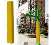 Rembourrage de protection pour poteau de basket-ball extérieur, convient aux poteaux standard de 10,2 x 10,2 cm, 15,2 x 15,2 cm, 20,3 x 20,3 cm, résistant aux intempéries, design pour une sécurité et