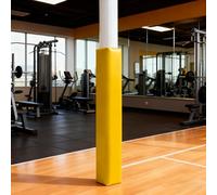 Rembourrage de sécurité pour poteaux de centre de jeu, 1,8 m de haut, enveloppe de protection pour garage/sous-sol, piliers de salle de sport, s'adapte aux poteaux carrés de 7,6 x 7,6 à 25,4 x 25,4 cm