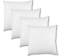 Rembourrage d'oreiller Plume, paquet de 4 30x50cm blanc