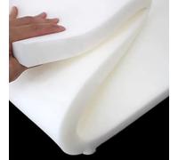 Rembourrage en Mousse Éponge Haute Densité pour Chaise de Salle à Manger - Feuille Ferme Bleu Clair, Découpée à la Taille