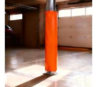 Rembourrage enveloppant pour poteau de garage, coussin de sécurité robuste pour poteau rond de 10 à 30 cm, coussin de protection pour poteau de basket-ball, housse de coussin pour colonne de sous-sol