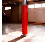 Rembourrage enveloppant pour poteau de garage, coussin de sécurité robuste pour poteau rond de 10 à 30 cm, coussin de protection pour poteau de basket-ball, housse de coussin pour colonne de sous-sol