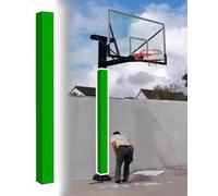 Rembourrage For Poteau Métallique, Universel De 1,8 M Haut Carré Terrain Jeu, Tuyau Sous-sol, Poteaux D'auvent, Coussinets Protection Robustes Et Imperméables Levier Basket-ball(Green,Dia10.5")