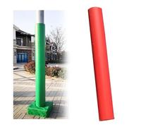 Rembourrage For Poteaux De Sous-sol, Rembourrage De Sécurité Personnalisable For Poteaux Ronds, Housse For Colonnes For Aire De Jeux/salle De Sport/garage(Red,20CM/7.8IN_167CM/5.5FT)