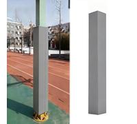 Rembourrage imperméable pour poteau de basket-ball - Protection pour poteaux de 4 x 4 à 8 x 8 - Barrière carrée extérieure pour salle de sport, garage, sous-sol