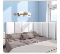 Rembourrage Mural Anti-Collision pour Enfant, Panneaux Muraux Rembourrés,Autocollants Muraux 3D, Panneaux Tête Lit, Tatami Stickers Muraux pour Chambre Coucher,Crèche,E,30x60cm2Pcs