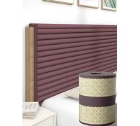 Rembourrage mural autocollant, rembourrage mural anti-collision 3D, panneaux muraux en mousse de coton à décoller et coller, autocollants rembourrés pour décoration intérieure DIY, panneaux de couss