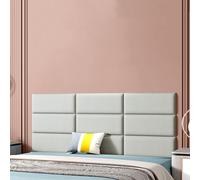 Rembourrage mural pour salle de jeux pour enfants, coussin de protection anti-collision 3D pour lit et décoration murale, panneaux rembourrés doux pour chambre à coucher et salon