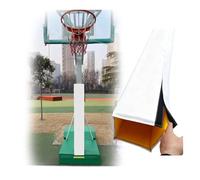 Rembourrage pour bâton de basket-ball de 1,2 m pour intérieur et extérieur - Résistant aux intempéries - Pour sous-sol, garage, aire de jeux - Rembourrage de sécurité (avec, ID 16,5 x 16,5 cm)