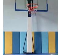 Rembourrage pour Poteau de Basket-ball Protection pour Poteau de Basket-ball, Housse de Protection pour Poteau de Soutien de Sous-sol, Coussin de Protection pour Pilier(White 6ft/183cm,7x7"/18x18cm)