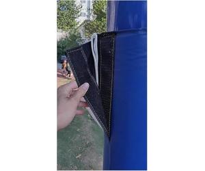 Rembourrage pour poteaux ronds - 150 cm de haut - Protection intégrale contre les collisions - Protection commerciale pour colonnes en métal/bois/béton