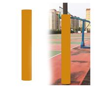 Rembourrage robuste pour bâtons de basket-ball ronds - Surface en cuir PU durable avec éponge épaisse - Idéal pour les paniers de basket-ball de sous-sol
