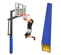 Rembourrage robuste pour poteau de basket-ball 10,2 x 12,7 x 12,7 cm - Coussinets de sécurité d'extérieur pour protection des joueurs - Coussin enveloppant de 180 cm - Bleu durable 20 x 20 cm