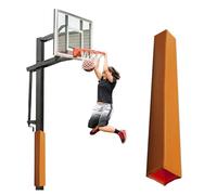 Rembourrage robuste pour poteau de basket-ball - Coussin de poteau d'extérieur pour plus de sécurité, coussin enveloppant de 180 cm, protection durable du joueur, orange (19 x 19 cm)